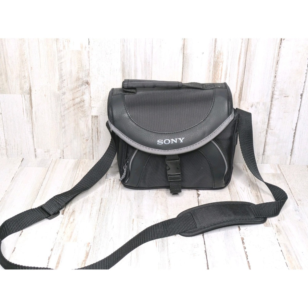 Sony Soft Camcorder Carrying Case  Handycam LCS-X20 Video Bag Strap‎ EUC